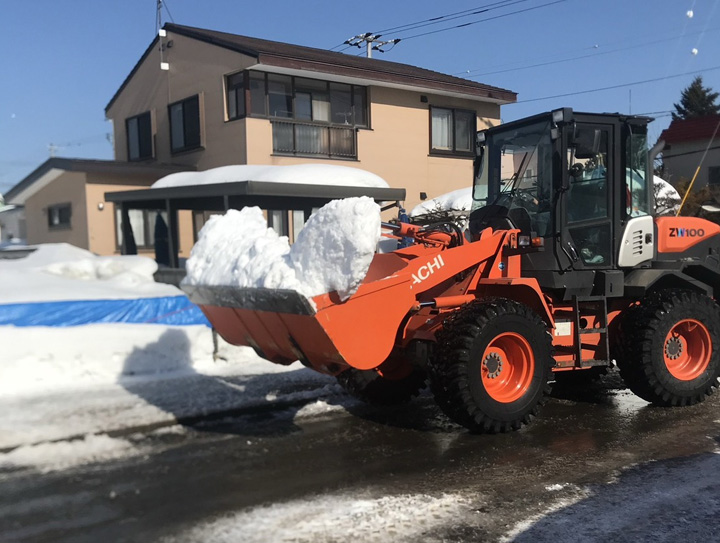 除排雪様子②