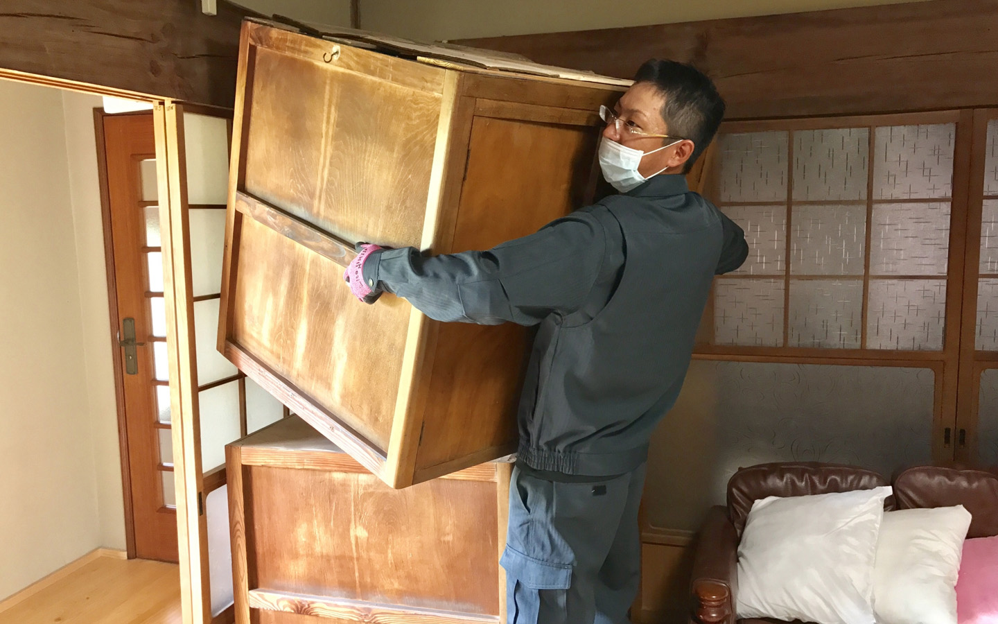 管理業務を支える残置物処理